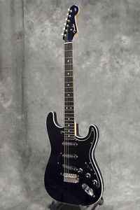 Fender Japan Exclusive Aerodyne Stratocaster Gun Metal Blue F/S From Japan #