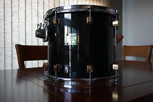 Yamaha Maple Custom Tom 14" x 12"  Black Maple