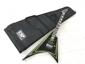 Used! ESP Japan -Edwards- Alexi Laiho V Guitar E-ALEXI GREENY Chirdren Of Bodom