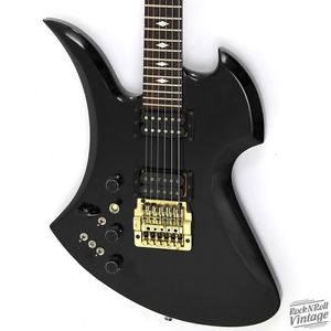 1986 BC Rich Mockingbird Black Left Handed