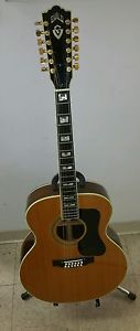 Vintage Guild F512NT 12 String Guitar era 1977 w/case S/N-165910