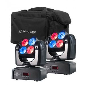 American DJ POCKET WASH PAK Dual Inno Pocket Wash Mini Heads and Par Bag Package