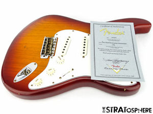 Fender Custom Shop Postmodern Relic Stratocaster LOADED BODY Strat Cherryburst