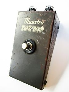 MAESTRO Fuzz-Tone FZ-1A sound that gets numb with 60's RARE VINTAG EFFECTOR F/S