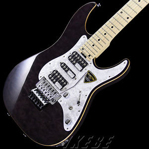 SCHECTER SD-2-24-AL See-Through Black Maple Free Shipping From Japan #A85