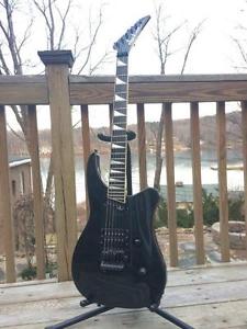 RARE Jackson 1990's Old Style Phil Collen PC Archtop MODEL Guitar Japan Black