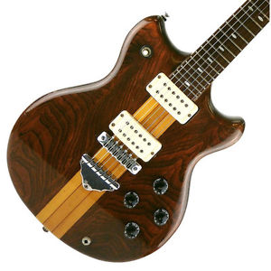 Vintage 1978 Greco GO-700 Dark Stain Electric Guitar w/soft case made in Japan