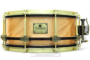 Le Soprano Prima Ice Birch Snare Drum 14x5.5 Natural Lacquer