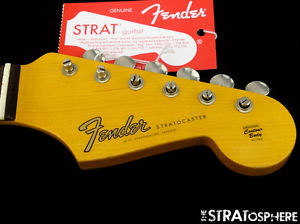 Fender Custom Shop Postmodern Relic Stratocaster NECK + TUNERS Strat Rose Big C