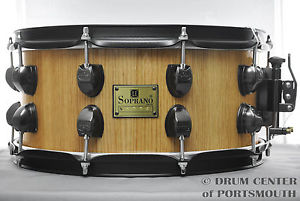 Le Soprano Oak Snare Drum w/ Flanged Hoops 6.5x14 - LESOPRANOOAK6514
