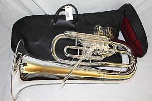 Meinl Weston 45SLP-S Model 6/4 F Tuba SILVER DISPLAY MODEL QuinnTheEskimo