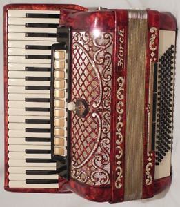 Accordion Horch Professional 120 bass Akkordion Acordion Akkordeon Hohner Piano