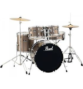 Batterie Pearl Roadshow Junior 18''  5 fûts - Bronze Metallic
