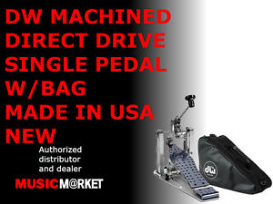 DW MACHINED DIRECT DRIVE SINGLE PEDAL W/BAG NEW