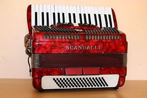Scandalli Vintage Accordion 80 Bass Akkordeon Fisarmonica Custom Built