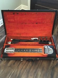 Vintage 1964 Fender Model 800 Sunburst 10-String 3-Pedal Steel Guitar With Case