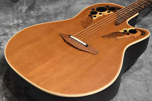Used Ovation / 1768 Elite Cedar Natural from JAPAN EMS