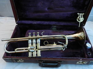 1959 F.E. Olds Special Tricolor Trumpet w/ Case - Smooth Valves - Great Player