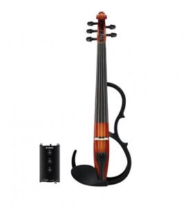 YAMAHA Silent Violin SV-255 Brown 5-string Electronic Violin Japan