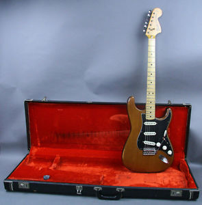 1974 Fender Stratocaster Vintage Electric Guitar Mocha Maple fretboard OHSC
