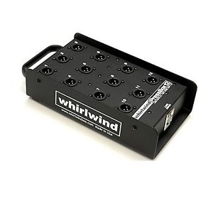 Whirlwind PB12 1 Line In to 12 Mic Out Passive Press Box ... -New -Free Shipping