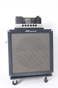 1965 Ampeg B-18N Portaflex Blue Fliptop Bass Amplifier