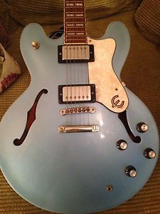 Gibson Epiphone Supernova Electro Semi Sky Blue Noel Gallagher