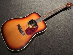 YAMAKI DX Acoustic Guitar Vintage MIJ 70's  W/ Pickup & H case FREE SHIPPING!