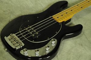 MUSIC MAN STINGRAY-4 Black Used Electric Bass Guitar Free Shipping