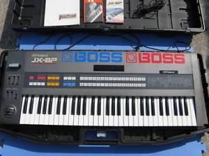 Used Roland JX-8P JX8P Polyphonic Synthesizer 61 key w/ case EMS Free tracking