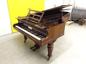 Broadwood Antique Concert Grand Piano with a Figured Rosewood Case C.1865