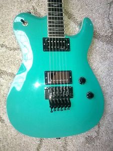 Rare prototype Barrington BRC-874 carved top Tele