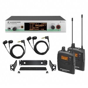 Sennheiser EW 300-2 IEM G3 Set Wireless Monitoring Sound System (G Band)