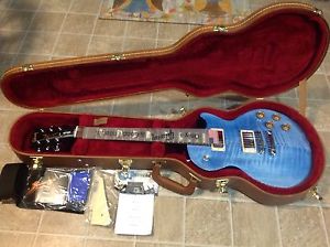 2017 GIBSON LES PAUL STUDIO PLUS LIMITED EDITION OCEAN BLUE WITH CASE NEW IN BOX