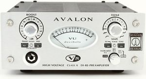 Avalon V5 - Silver (DI-Re-Mic Preamplifier)