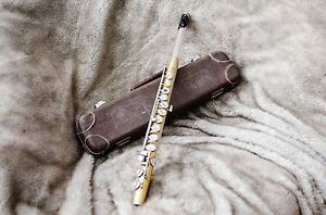 1960 G Rudolf Uebel aluminium boehm flute Model 116 Serial Number 573