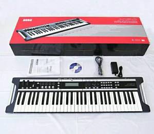 Used KORG X50 X-50 Music Synthesizer 61 key keyboard w/ adapter box EMS tracking