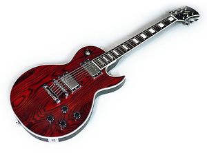 SPEAR GUITAR Claymore Ash Custom Red Open Pore SG-CM25AC-RD 2016 E-guitar