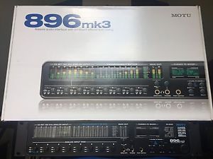 Motu 896mk3 Hybrid Audio Interface, In Box With Manual, Excellent