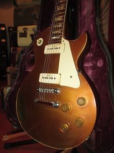 Vintage 1971 Gibson Les Paul Standard 1954 Re-Issue Gold Top w/ Original Case