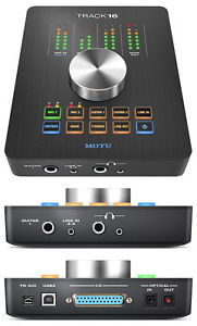 MOTU Track16 Hybrid Firewire 400 & USB 2.0 Audio MIDI Interface NEW Incl. soft