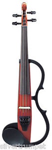 Yamaha SV-130 Silent Electric Violin Brown + Free Case, Free Adapter & Shipping
