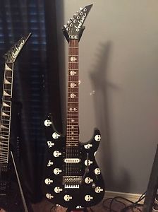 Jackson Dk2 Custom Punisher Graphic With Floyd Doug Aldrich Suhr Pickup