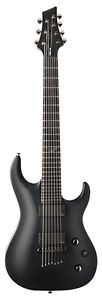 Washburn PXM27EC Parallaxe PXM Series 7 String Electric Guitar Carbon Black