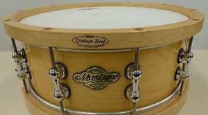 Used! PEARL Masters Premium Maple Snare Drum w/YAMAHA Vintage Woodhoop