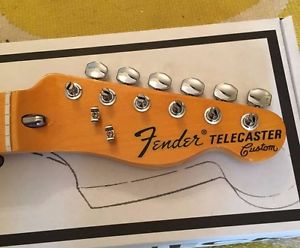 Fender American Vintage 72 Custom Telecaster Neck + Tuners USA Nitro Maple Tele