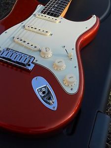 Fender American Elite Stratocaster, Dead MINT, Autumn Blaze, OHSC & Candy, USA