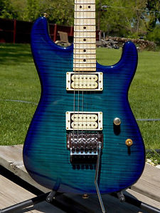 Charvel San Dimas Partscaster 2012 Blue Burst