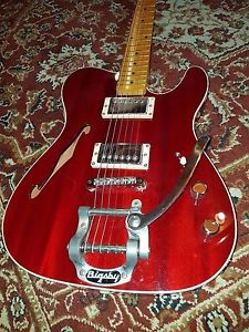 Mahogany Thin-line P90 Tele