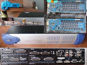 Avid DigiDesign HD2 PCIe + 192 HD IO 16 Analog In Pro Tools 8 iLok Core Accel